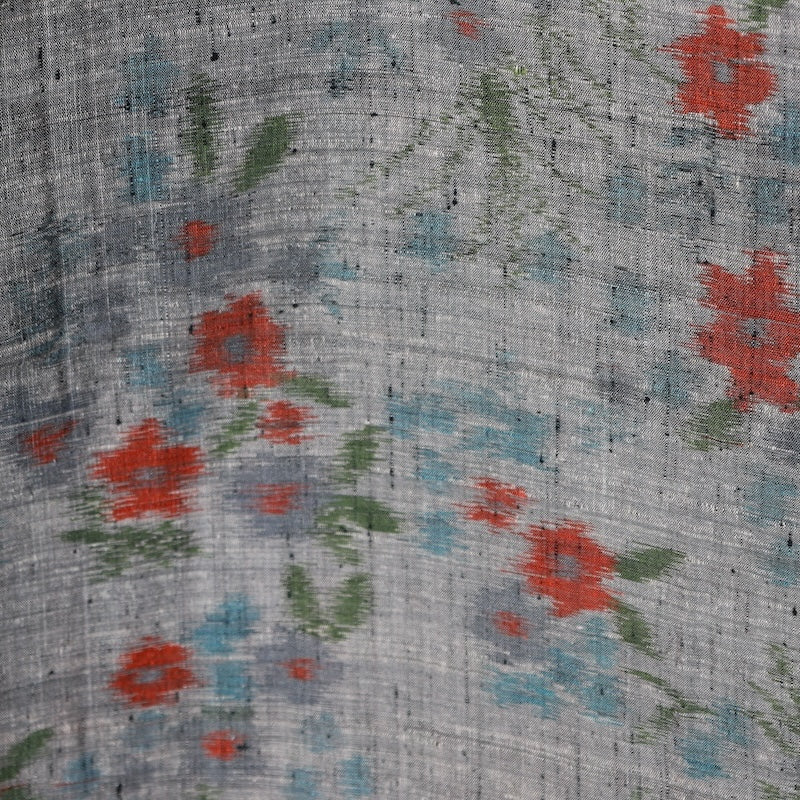 Japanease kimono　used(tsumugi)size-M silk 100%/K215