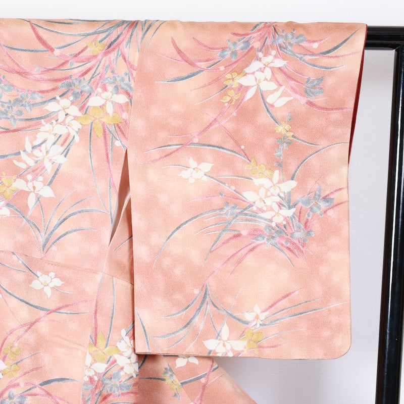 Japanese kimono used <Komon> Msize  silk 100% /T409