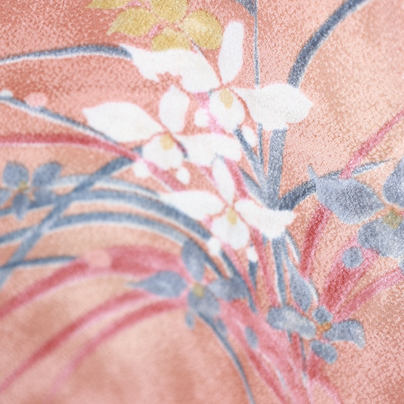 Japanese kimono used <Komon> Msize  silk 100% /T409