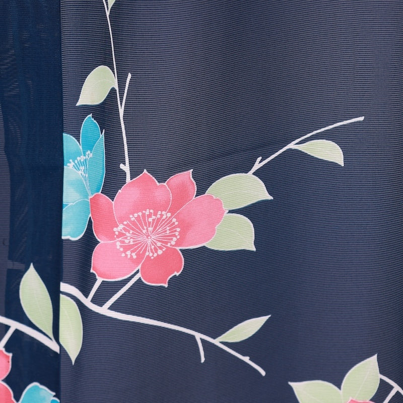 Japanese kimono used <Komon> Msize  polyester /T433