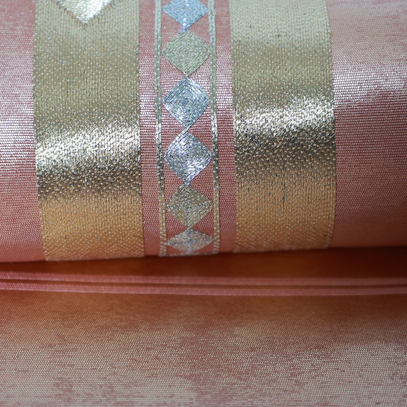 Japanease kimono sash belt used(fukuroobi)silk100%/K237