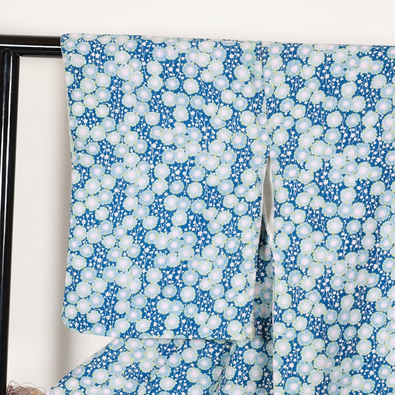 Japanese kimono used <Komon> Msize  polyester /T447