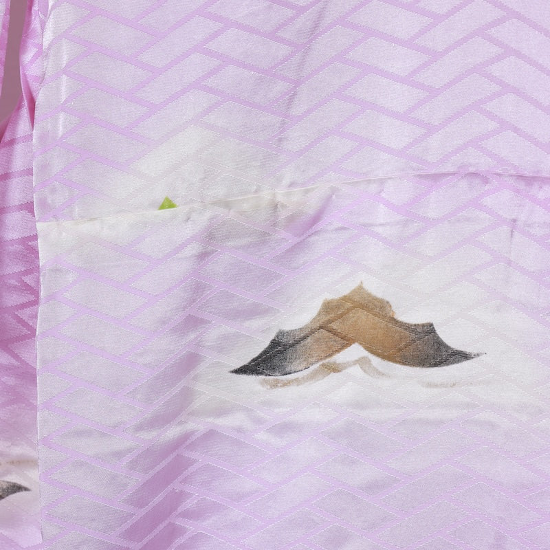 Japanese kimono used <Komon> Msize  polyester /T446