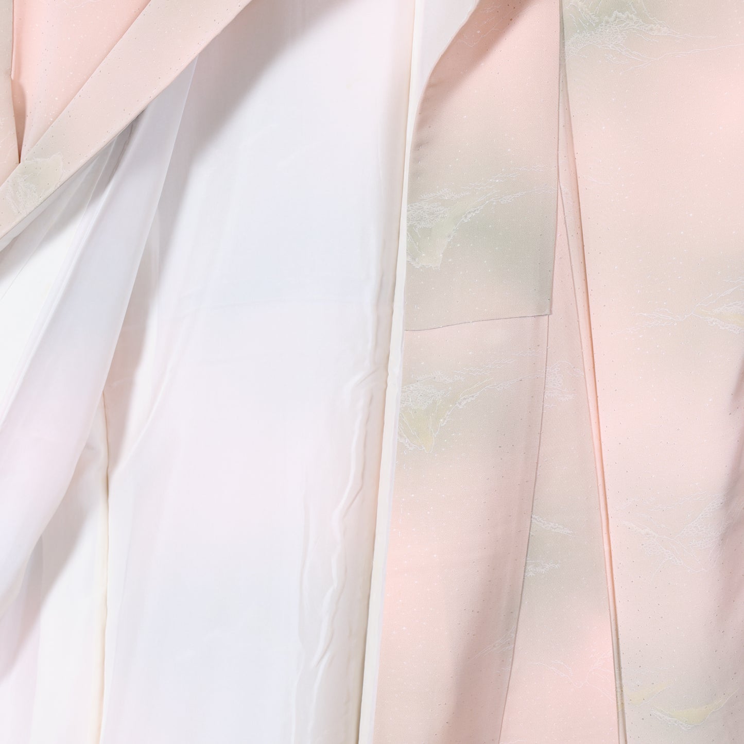 Japanese kimono used <Iromuzi> Msize  silk 100% /T