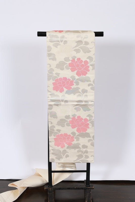 Japanese used sash belt (Nagoya-obi) 100% silk  /B906