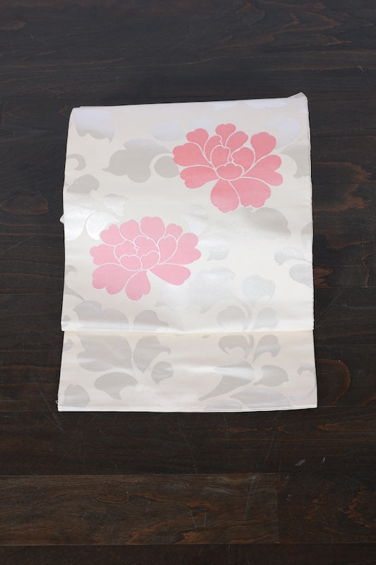 Japanese used sash belt (Nagoya-obi) 100% silk  /B906