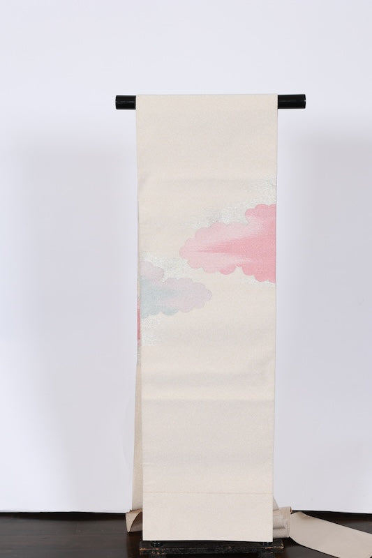 Japanese Unused New sash belt (Nagoya-obi) 100% silk  /B905