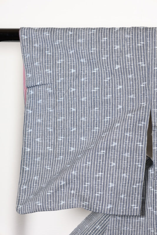 Honba Kururume kasuri (Japan used kimono shōshi-tsuki gurē ai R 141