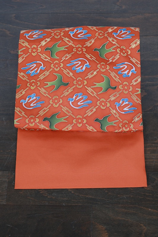 Japanese used sash belt (Nagoya-obi) 100% silk  /B897