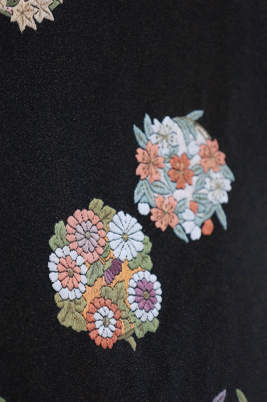 Japanese used sash belt (Nagoya-obi) 100% silk  /B892