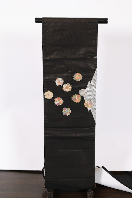 Japanese used sash belt (Nagoya-obi) 100% silk  /B892
