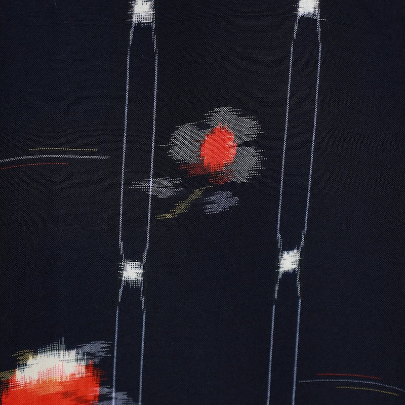 Japanese kimono used <Komon> Msize  wool /T462