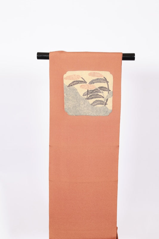 Japanese used sash belt (Nagoya-obi) 100% silk  /B891