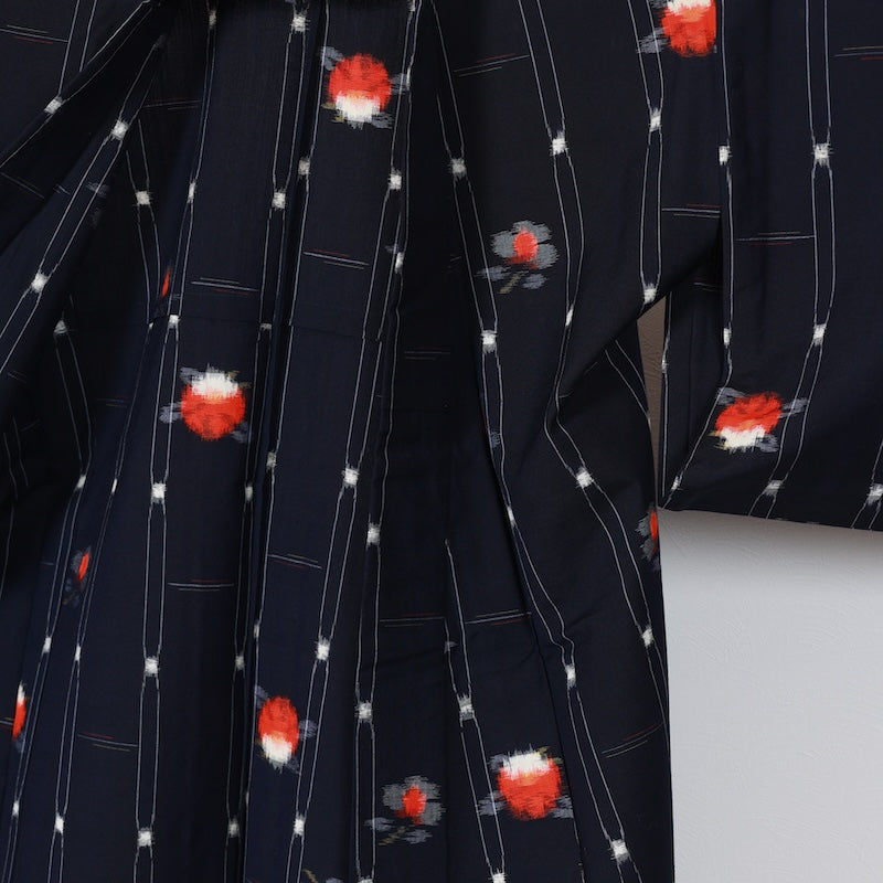 Japanese kimono used <Komon> Msize  wool /T462