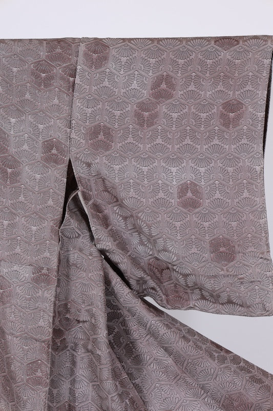 Japanese kimono used <Komon> M-size  silk 100% /TT39