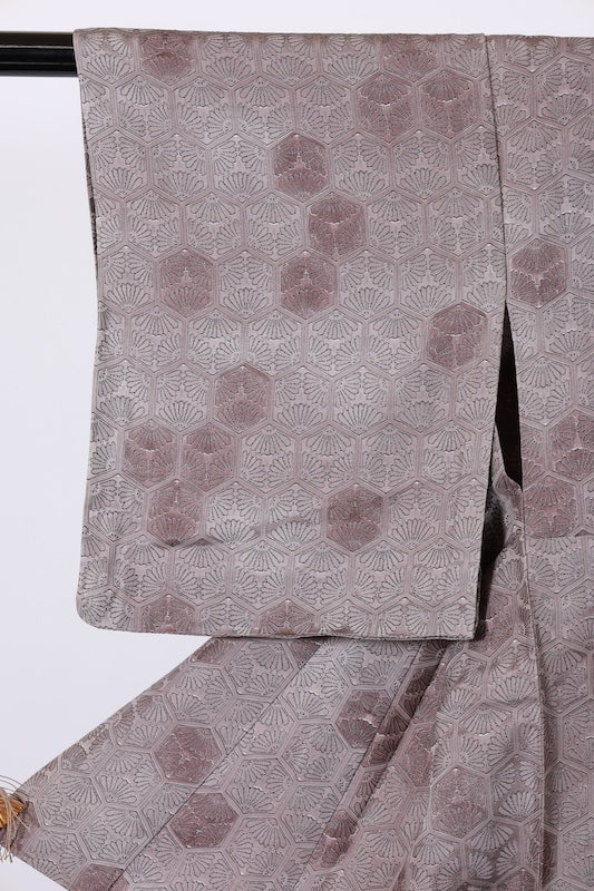 Japanese kimono used <Komon> M-size  silk 100% /TT39