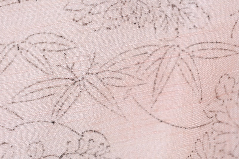 Japanese kimono used <tsumugi> S-size  silk 100% /TT35