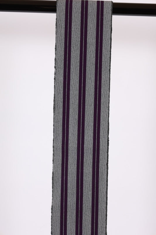 Japanese used sash belt (Hanhaba-obi) wool  /B888