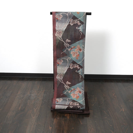 Japanese kimono sash belt (Nagoya-obi) 100% silk  / B200
