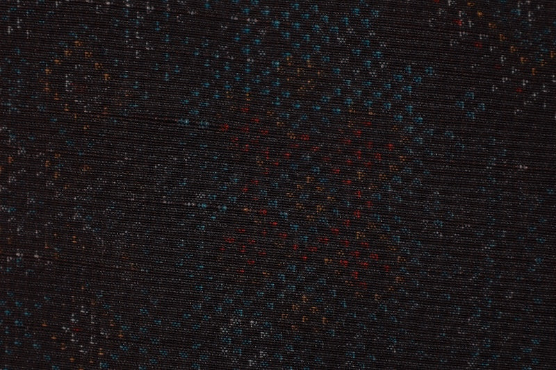 Japanese kimono used <Tsumugi> M-size  silk 100% /B910