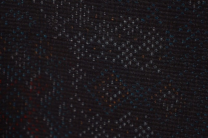 Japanese kimono used <Tsumugi> M-size  silk 100% /B910