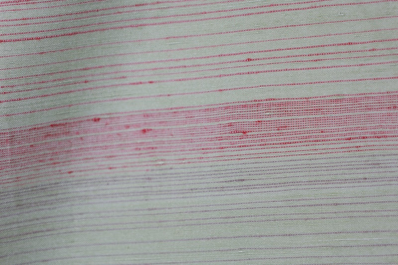 Japanese kimono used <Tsumugi> L-size  silk 100% /B917