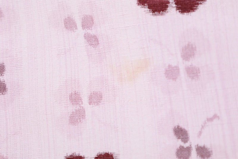 Japanese kimono used <tsumugi> M-size  silk 100% /B925