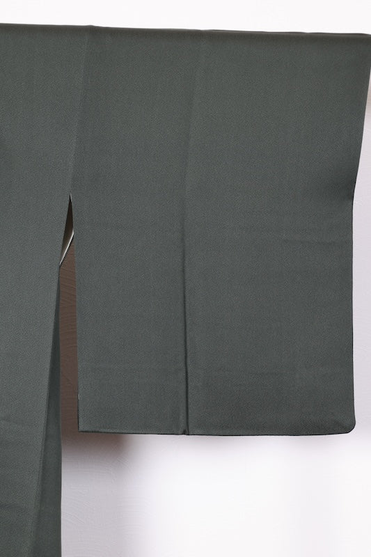 Michiyuki used coat, green, gold, coral red, gray, gold leaf, R193