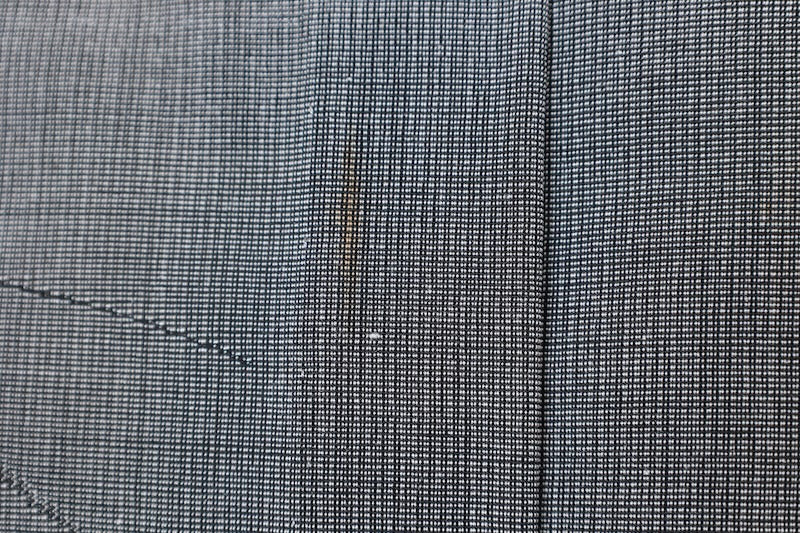 Tsumugi(Japan used kimono silk fabric), shades of gray, pampas grass pattern, R180