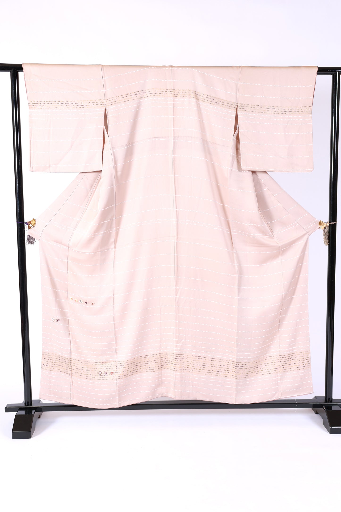 apanese kimono used(Houmongi)SizeM 100%silk/K288