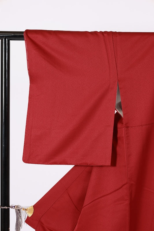 Japanese kimono New <houmongi> L-size  silk 100% /　B1464