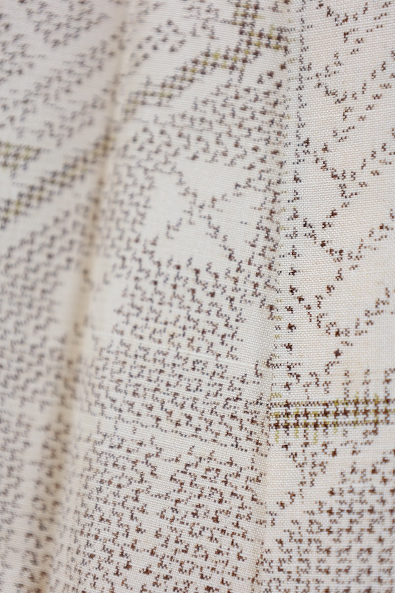Japanese kimono used <Komon> Msize  silk 100% /T503