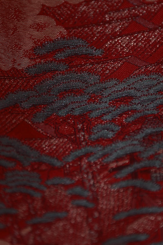 Japanese kimono used <irtome> L-size  silk 100% /B1462