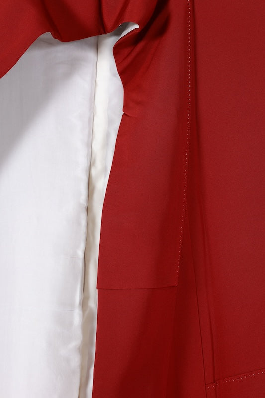 Japanese kimono used <irtome> L-size  silk 100% /B1462