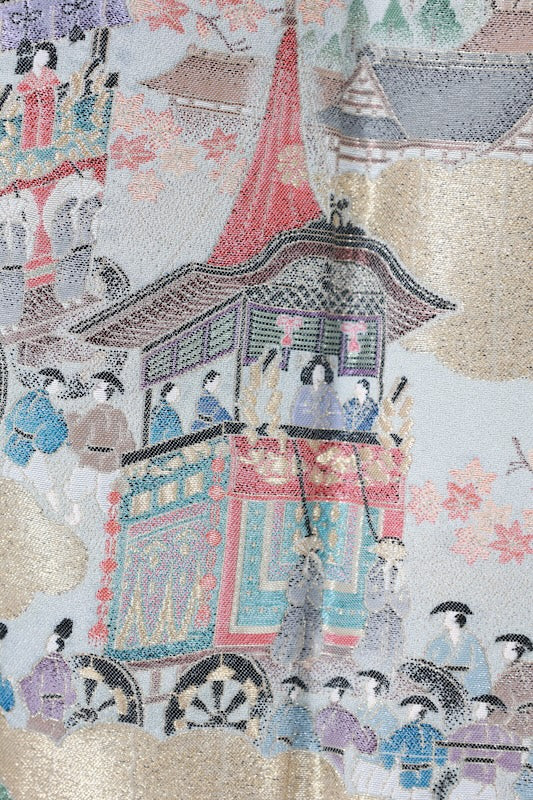 Japanese kimono used <irtome> M-size  silk 100% /B1459