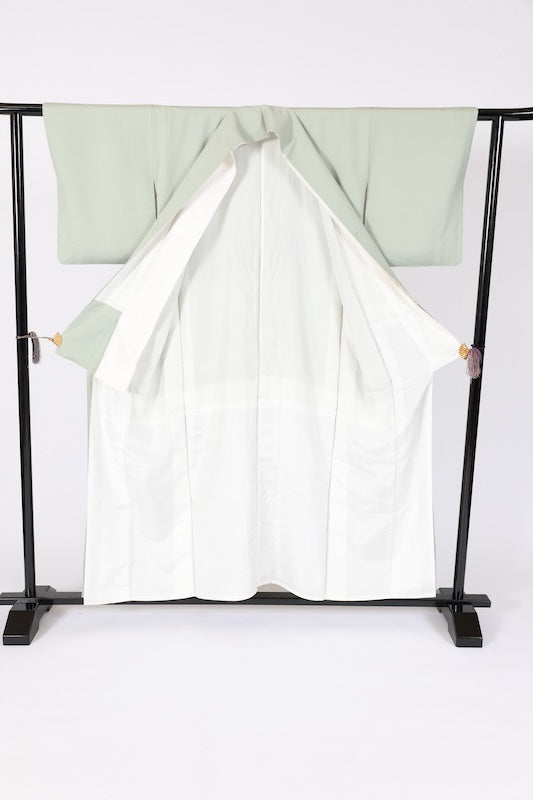 Japanese kimono used <irtome> M-size  silk 100% /B1459