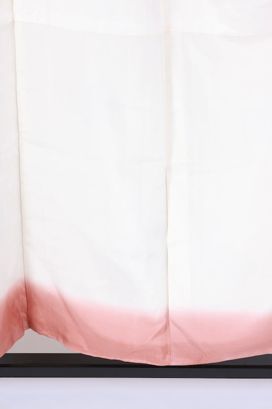 Japanese kimono used <tsumugi> L-size  silk 100% /B1458