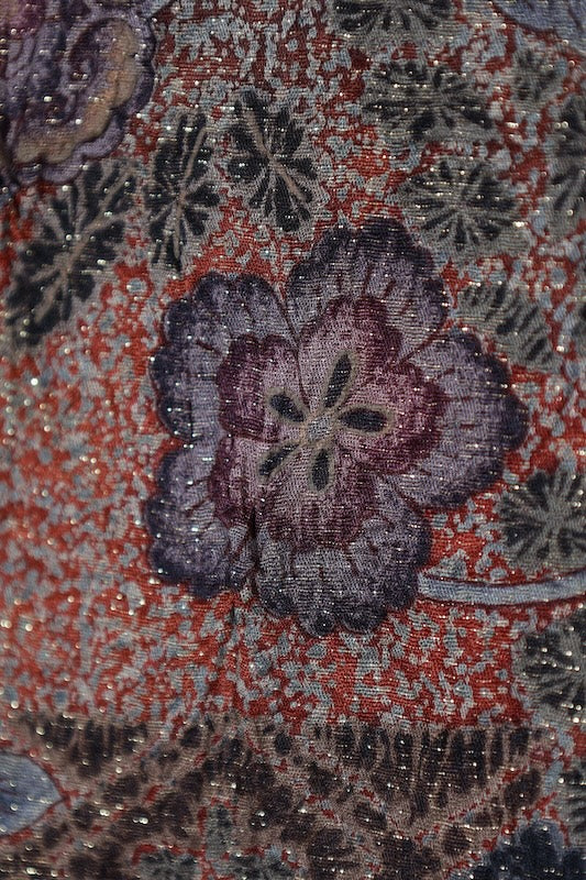 Japanese kimono New <komon> M-size  silk 100% /B1461