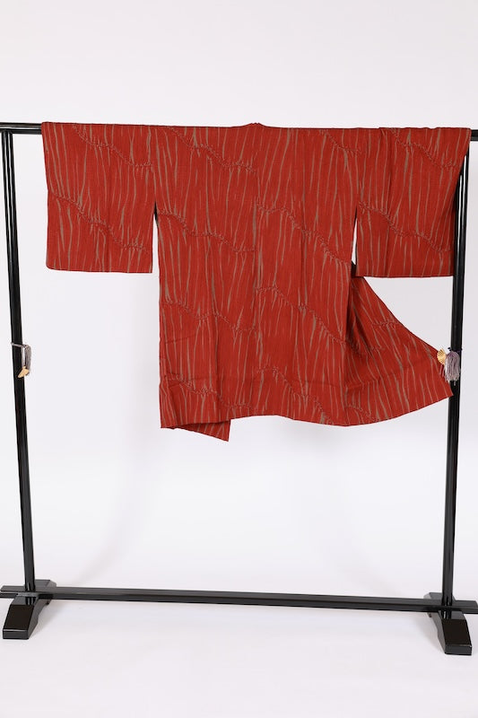 Japanese  A coat used    silk 100% /B1