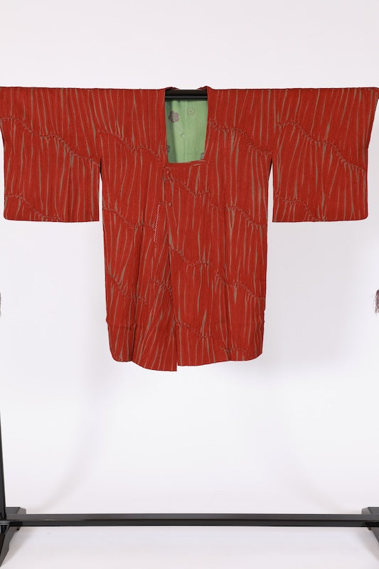 Japanese  A coat used    silk 100% /B1