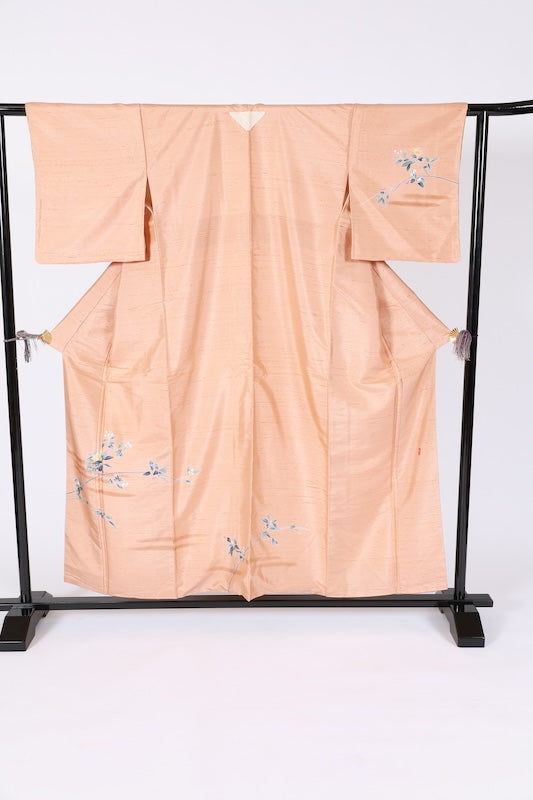 Japanese kimono New <houmongi> M-size  silk 100% /B1452