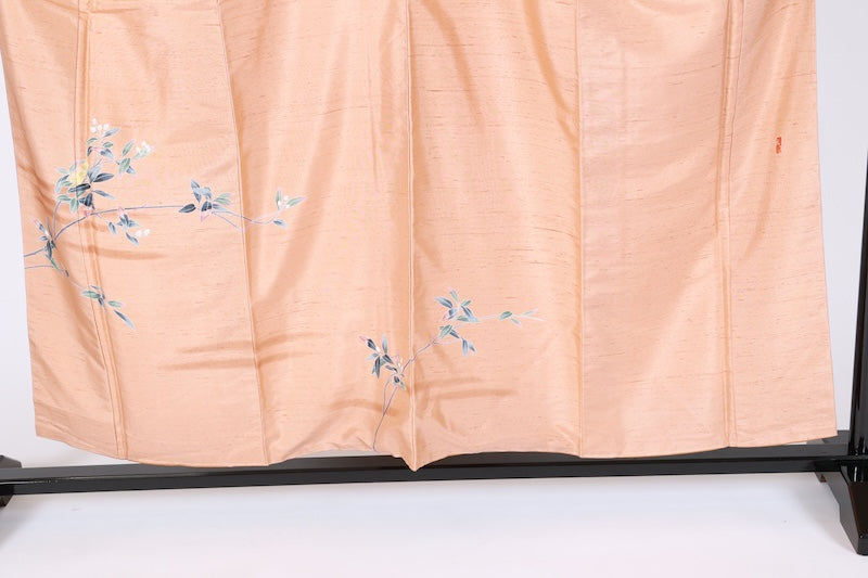 Japanese kimono New <houmongi> M-size  silk 100% /B1452