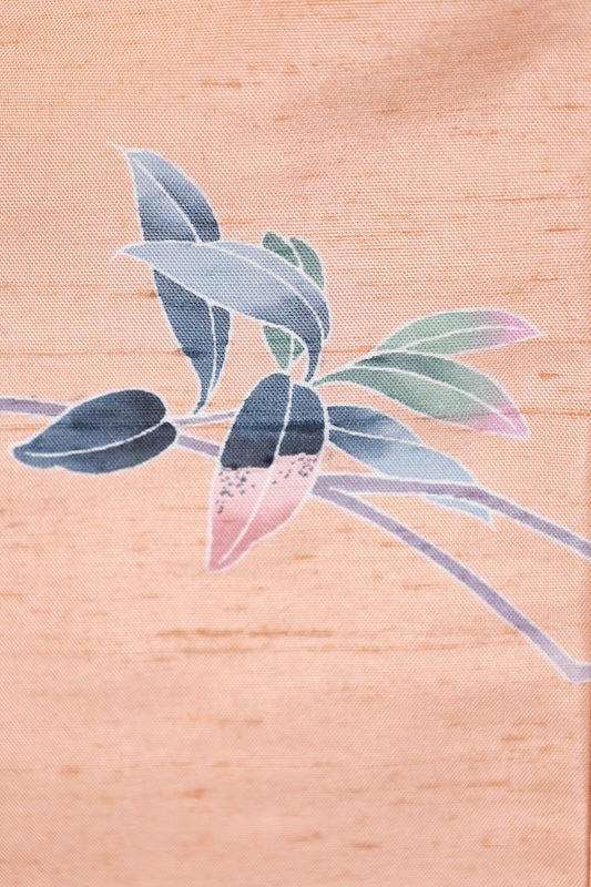 Japanese kimono New <houmongi> M-size  silk 100% /B1452