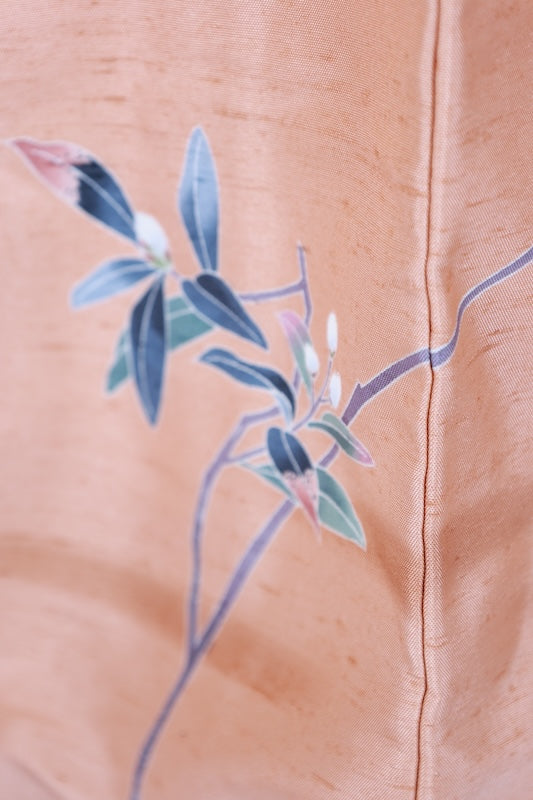 Japanese kimono New <houmongi> M-size  silk 100% /B1452