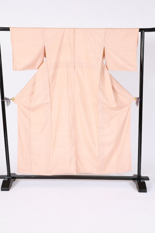 Japanese kimono used <tsumugi> M-size  silk 100% /　B1460