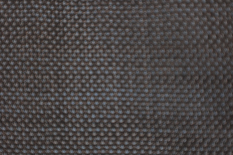 Men's authentic used Oshima Tsumugi ensemble, mud-dyed, seven-mark weave, brown and gray, R242