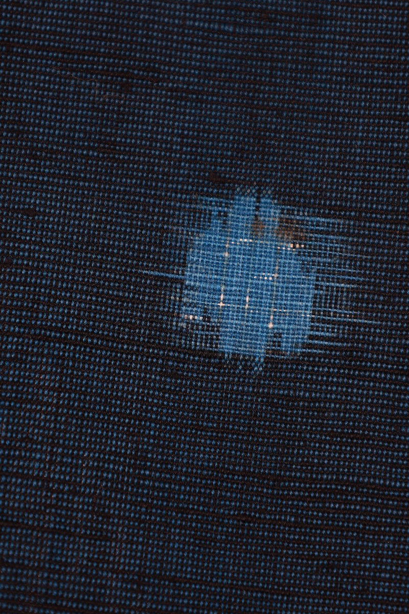 Japanese kimono used <Komon> Msize  silk wool /T495