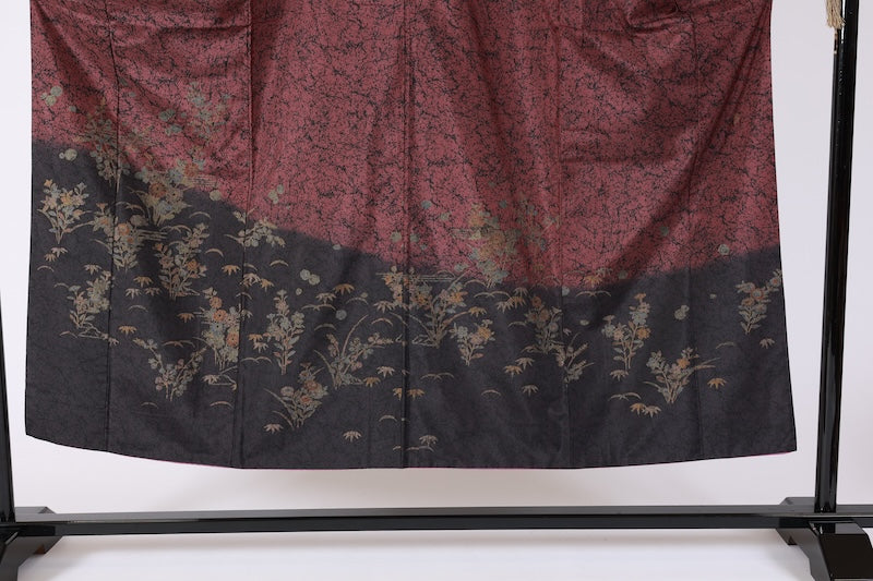 Japanese kimono used(Houmongi)SizeM 100%silk/K320