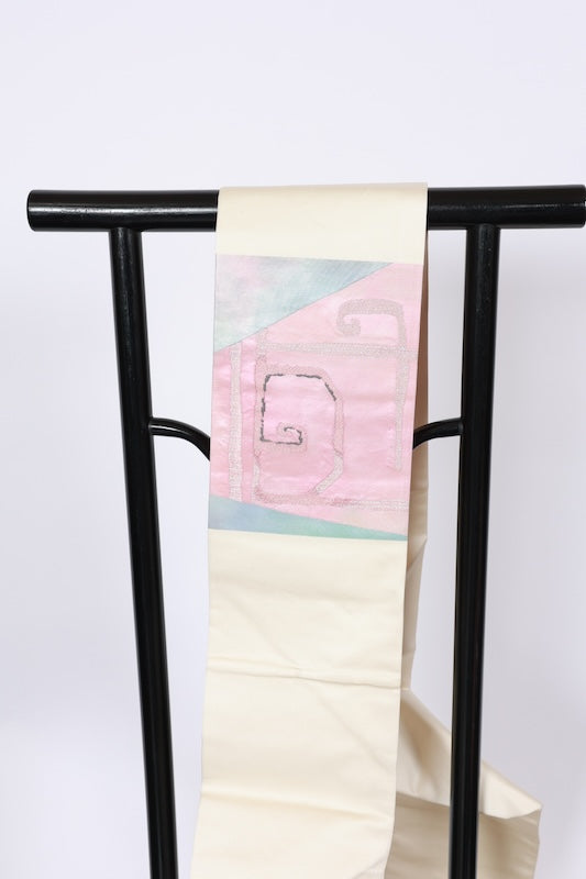Japanese used sash belt (nagoya-obi) 100% silk  /B984