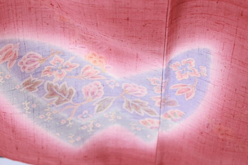 Japanese kimono used(Houmongi)SizeM 100%silk/K316